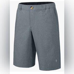 Men's Classic Gray Flat Front Shorts